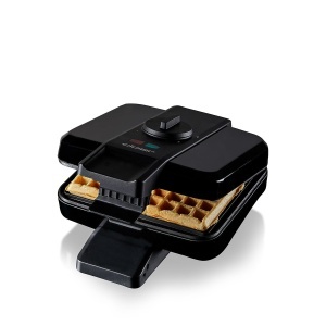 Waffle Maker Cloer 1420, 2 Wafle Belgiene, 1000 W, Negru