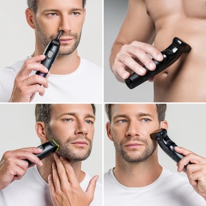 Wahl Color Trim Advanced Multigroomer, piepteni de ghidare inovatori cu coduri de culori, 240 de minute de functionare, incarcator USB, ideal pentru sala si calatorii, lame cu precizie - Img 3