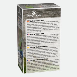 Walkie Talkie HABA Terra Kids, 5 km, 8 canale, LED - Img 7