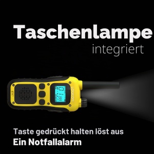 Walkie-Talkie Logicom Adventure PMR446, 10 km, 20 ore autonomie, 2 bucati - Img 2