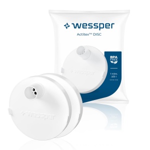 Wessper Actitex DISC Filtru Apa pentru Sticle 1L Carbon Activ BPA Free Set 2 Bucati