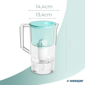 Wessper AquaClassic Basic 28L Filtru Apa Compatibil Brita Classic Design Modern - Img 3