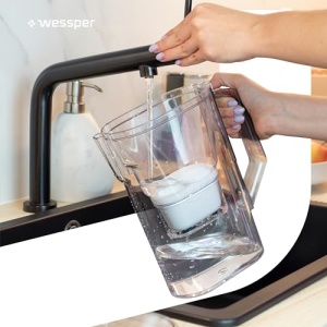 Wessper D3 Slim Aquamax Cana Filtrare Apa 27L Negru Set cu 6 Cartuse - Img 10