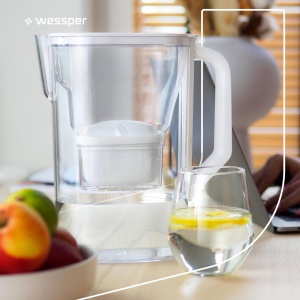 Wessper D3 Slim Aquamax Cana Filtrare Apa 27L Set cu 6 Cartuse Alb - Img 9