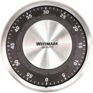 Westmark Cronometru pe termen scurt/cronometru de bucatarie, mecanic, magnetic, 1-60 minute, otel inoxidabil/plastic, Redondo, antracit/argintiu, 10922260 - Img 3