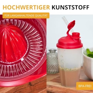 Westmark Fitness Set 2 Piese Mixery Limetta RosuTransparent BPA-Free - Img 11
