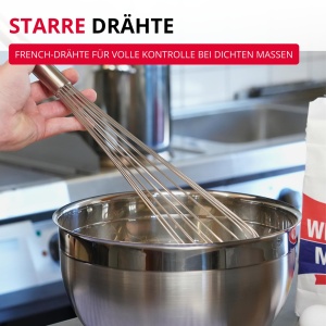 Westmark Ruhrbesen Pro Schneebesen din otel inoxidabil 48 cm argintiu - Img 4