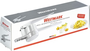 Westmark Spatzle, cu perforatii rotunde, aluminiu turnat sub presiune, lungime: 41 cm, presa Spatzle, argintiu, 61102260 - Img 8