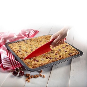 Westmark Taietor si ridicator de prajituri, Extra Wide, Lungime: 29 cm, Plastic, Rosu, 30312270 - Img 5