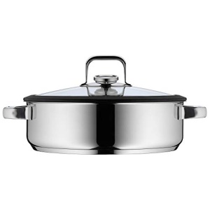 WMF Vitalis Aroma Steamer 28 cm, Oala cu aburi, Prajitor rotund 5.0l, Oala cu aburi, Capac din sticla cu margine din silicon, Termometru de gatit, Tava de gatit, Cromargan din otel inoxidabil neacoperit, rezistent la cuptor - Img 13