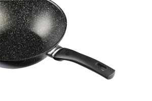 Wok antiaderent Ballarini Vipiteno, 28 cm, aluminiu, inductie, gri - Img 3