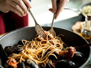 Wok BALLARINI Salina, 30 cm, Aluminiu, Antiaderent, Culoare Gri - Img 3
