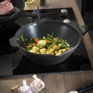 Wok Tefal Robusto E24919, 28 cm, Antiaderent, Inductie, Negru - Img 4