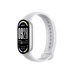 Xiaomi Smart Band 10, ceas inteligent, fitness tracker, ecran AMOLED de 1,72", baterie de 21 de zile, rezistenta la apa de 5ATM, SPO2 si monitorizarea ritmului cardiac, monitorizarea somnului, 150+ moduri sportive, argintiu
