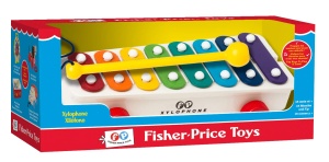 Xilofon Fisher-Price AKFPXYL01ML cu 8 Taste Colorate pentru Copii