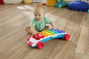 Xilofon interactiv Fisher-Price HJK40, 8 taste, multicolor, pentru bebelusi - Img 2