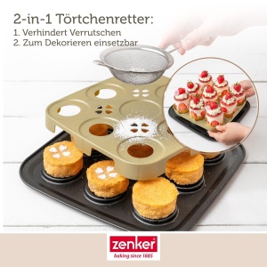 Zenker Bake Click Go Tava pentru Torturi cu Hauba Antiaderenta 29x29x7cm - Img 7