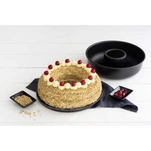 Zenker Frankfurter Wreath O 28 cm NEGRU METALIC, tava rotunda pentru prajituri si placinte delicioase (culoare: negru), cantitate: 1 bucata - Img 2