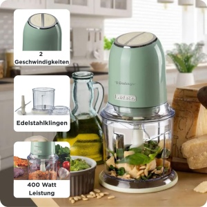 Zerkleinerer Ariete Vintage 438, 400W, 600ml, Verde - Img 4