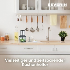 Zerkleinerer electric SEVERIN KM 3867, 400W, 1L, negrumat - Img 3