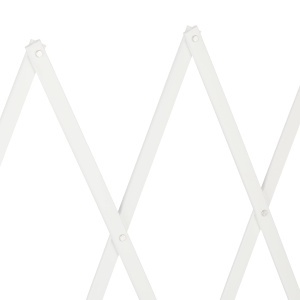 Zid de protectie pentru caini Relaxdays, extensibil 17-130 cm, inaltime 87,5-100 cm, bambus alb - Img 6