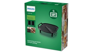 Accesorii Airfryer Philips HD992600 Negru Placa Grill Teflon Set 4 Frigarui - Img 2