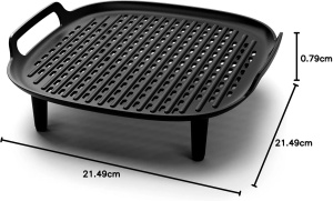 Accesorii pentru friteuza cu aer cald Philips HD995900, 7.2L, grill, spatiu dublu, usor de curatat - Img 5