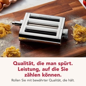 Accesorii pentru paste KitchenAid 3-in-1, din metal, 8 grosimi, compatibilitate universala - Img 6