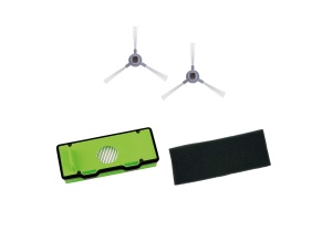 Accesorii Rowenta ZR177002 Explorer 80 Perii Laterale VerdeNegruGri Compatibile cu Aspiratorul Robot Explorer 80