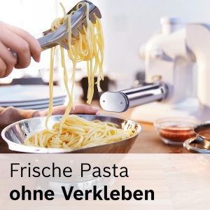 Acessoriu pentru masina de facut paine Bosch MUZ5NV3, Spaghete 1,6mm, inox - Img 5