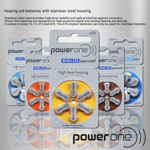 Acumulator pentru aparate auditive Power One P312, 60 bucati - Img 5