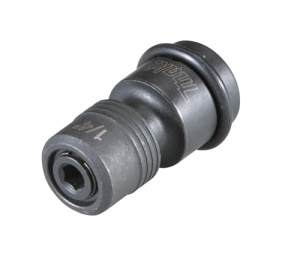 Adaptor bit Makita B-68448, 12 patrat la 14 hexagonal, 51 mm, otel crom-molibden - Img 2