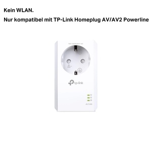 Adaptor Powerline TP-Link TL-PA7017P AV1000 cu priza integrata, 1 port Gigabit - Img 2