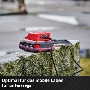 Adaptor USB Einhell TC-CP 18 Li USB AC-Solo 18V incarcare simultana LED indicator - Img 6