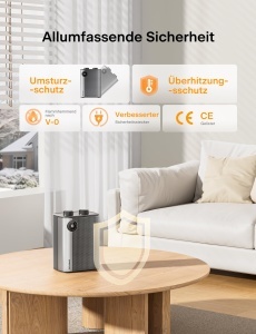 Aeroterma ceramica PELONIS PH151AMCPHDE, 2000W, 3 trepte de incalzire, protectie la supraincalzire - Img 8