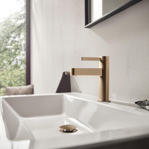 Afluent cu presiune hansgrohe, Bronz periat, pentru chiuveta si bidet - Img 6