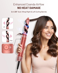 Airstyler HITTIONA 5 in 1, 110.000 RPM, Ioni, Fara Hitzedeguri - Img 3