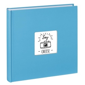 Album foto Hama Jumbo 30x30 cm, 100 pagini albe, pentru 400 fotografii, culoare bleu
