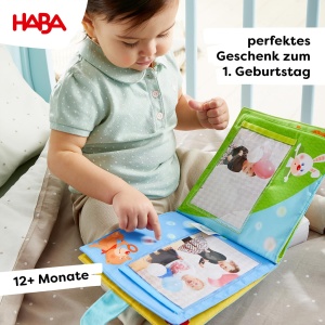 Album foto pentru copii HABA Baby-Fotoalbum 1303143001 8 poze format 10x15 cm design cu animale - Img 3