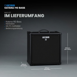 Amplificator Bass BOSS Katana-110 110W, 10 Woofer, 4 efecte independente - Img 2