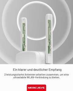 Amplificator WLAN Mercusys ME12, 300 Mbits, 2 antene externe - Img 6