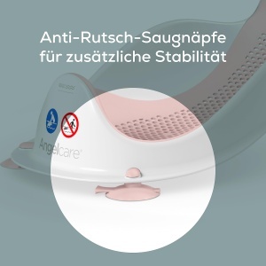 Angelcare Badesitz Light Pink Suport Ergonomic pentru Baie Bebe Material Soft-Touch - Img 12