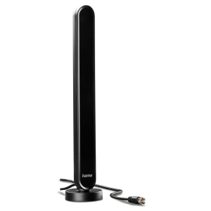 Antena DAB Hama cu Amplificator, 30 dB, Negru - Img 2