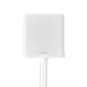 Antenna 5G4G3G Nedis, 2.5m cablu LMR200, exterior, alb