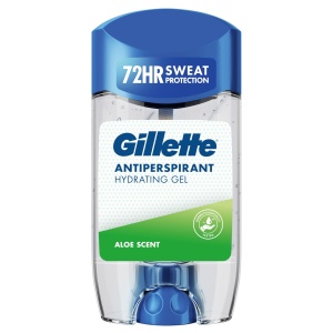 Antitranspirant Gillette Aloe 70ml - 72 Ore Protectie, Gel Clar