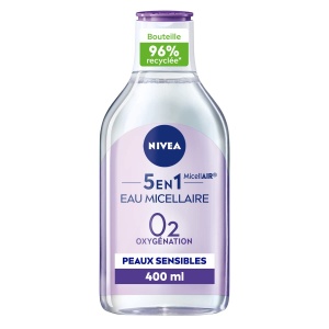 Apa Micelara NIVEA 400 ml pentru Piele Sensibila, Demachiant 3 in 1
