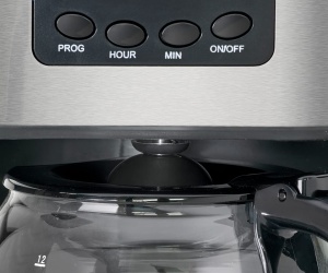 Aparat de cafea Clatronic(r) cu temporizator, ulcior de 1,5 litri pentru 12-14 cesti de cafea, cronometru LCD 24h, mentinere automata la cald, protectie impotriva picaturilor, filtru detasabil, afisaj si lumini indicatoare, 900W - KA 3642 - Img 5