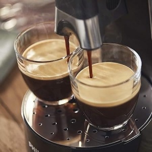 Aparat de cafea PHILIPS Senseo Select - Coffee Strength Selection Plus, tehnologie Crema Plus, rezervor de apa de 0,9 L, economisire a energiei, functie cu doua cani, functie Memo, gura de scurgere reglabila pe inaltime (CSA240/20) - Img 3