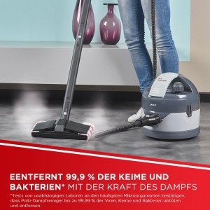 Aparat de curatare cu abur Polti Vaporetto Eco Pro 3.0, 2000W, rezervor 2L, 9 accesorii, gri - Img 3
