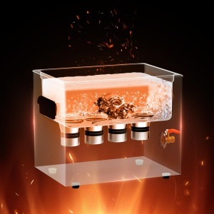 Aparat de curatat cu ultrasunete VEVOR de 10 L cu temporizator de incalzire si cos, Masina profesionala de cavitatie digitala a sunetului, masina de curatat a uneltelor de laborator de 240 W Piese metalice Carburator Alama Piese auto Piese de motor - Img 8